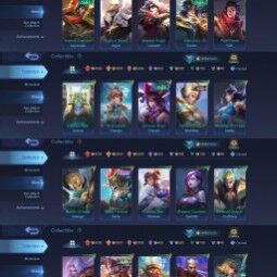 ML 225⚡PRIME CLAUDE⚡️HUNTER HARITH⚡️ANNIVERSARY AKAI⚡️EPIC KAGURA ROGER LANCELOT⚡️M6 CLAUDE⚡️DRAGON TAMER LING⚡️STAR FANNY⚡️SUMMER HAYABUSA⚡️ 4
